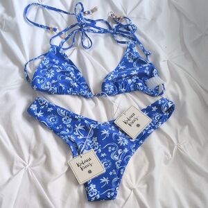 Kulani Kinis Azure Floral Bikini